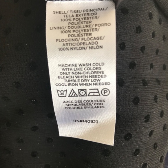 Ann Taylor Loft Swiss Dot Blouse, XXS Petite, NWT - Picture 5 of 5